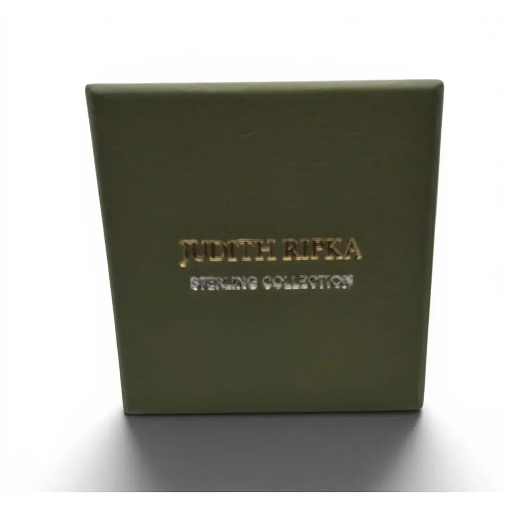 Judith Ripka Sterling Collection Jewelry Box & Travel Pouch Set